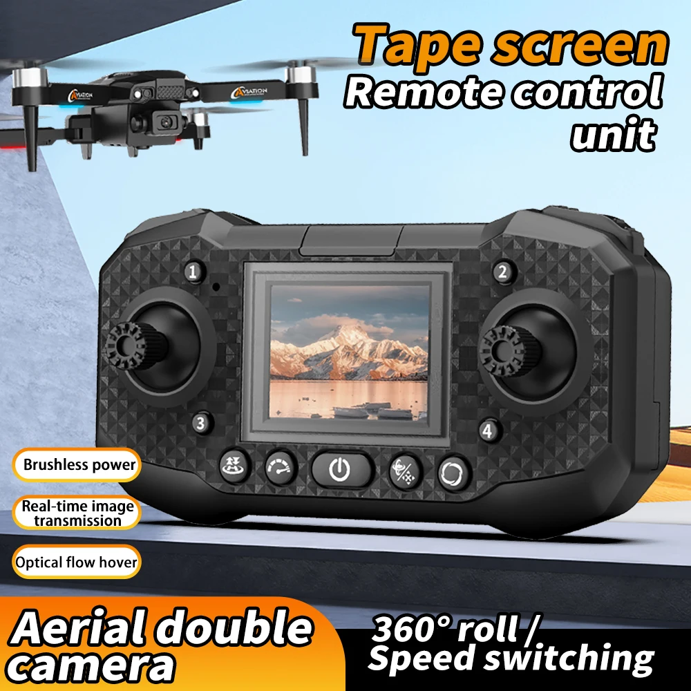 F205 drone sem escova 4k hd câmera dupla 5g wifi fpv rc quadcopter com grande angular modo de retenção alta dobrável drone