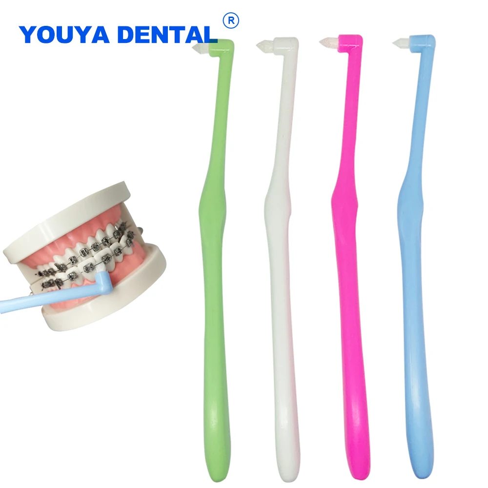 Interdental Orthodontic Toothbrush Soft Brush for People with Brace Gap Cleaning Tool Teeth Cleaning Tooth-floss Oral Care Tool