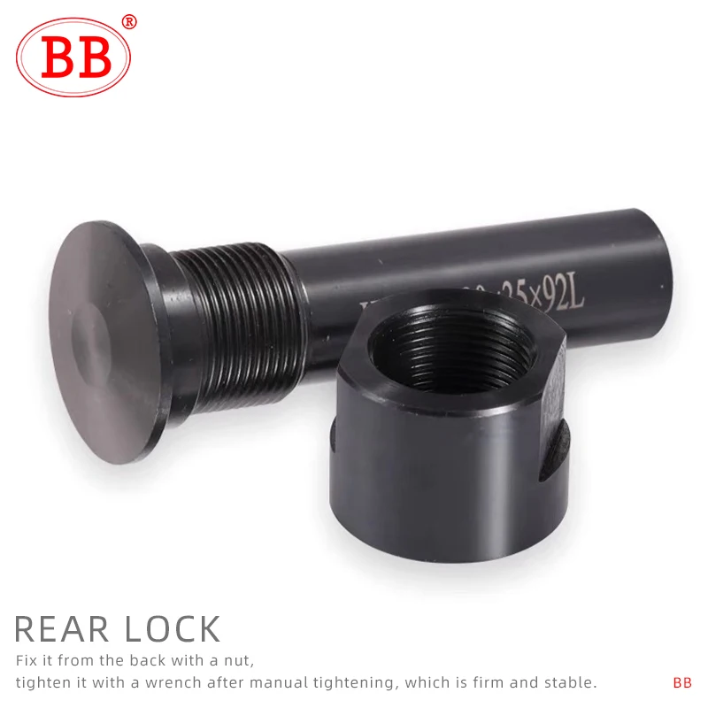Sierra BB, fresa, sierra cortadora, soporte de hoja de cenador, mecanizado de ranurado CNC, herramienta de corte de Metal, bloqueo trasero delantero, 10mm, 12,7mm, 13mm