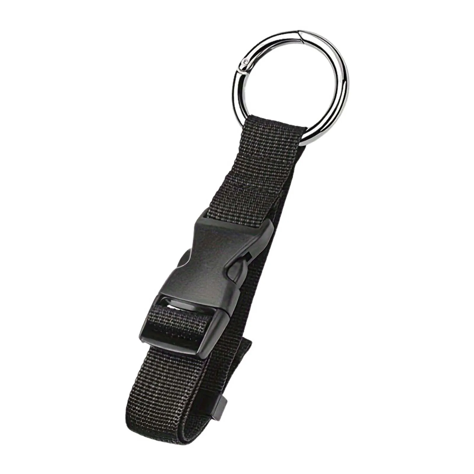Mochila com alça fixa para bagagem de viagem, alça externa portátil com fivela de liberação, alça de bagagem, cinto, suporte para jaqueta