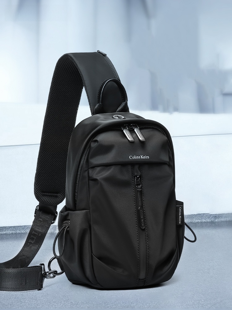 Colins Keirs メンズクロスボディバッグカジュアルビジネスキャンバスショルダーバッグファッションブランドレジャーレジャーチェストバッグ男性のための