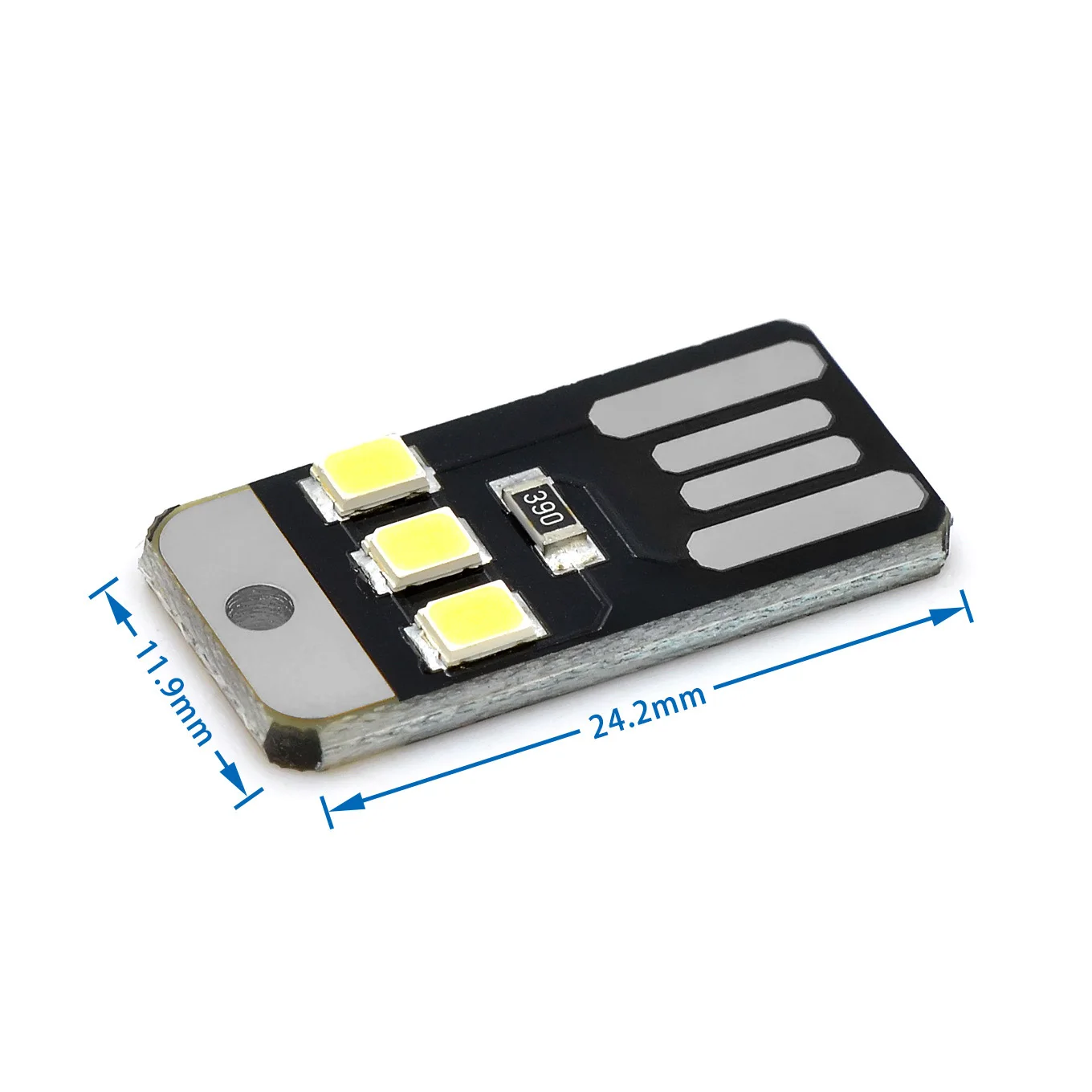 20 パックブックライトミニ夜間照明 2835SMD ブックランプ電球 5V 0.2W LED USB ライト電源銀行コンピュータラップトップ用