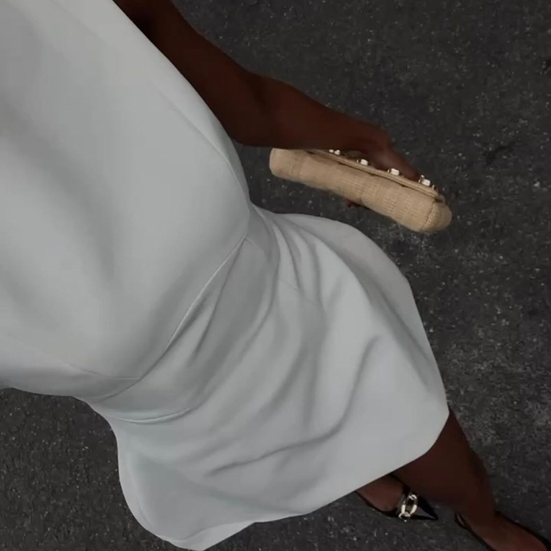 TARUXY ノースリーブセクシーなストラップレスミニドレス固体パッチワークハイウエスト夏のファッション女性ボディコンプランジ休暇ドレス新