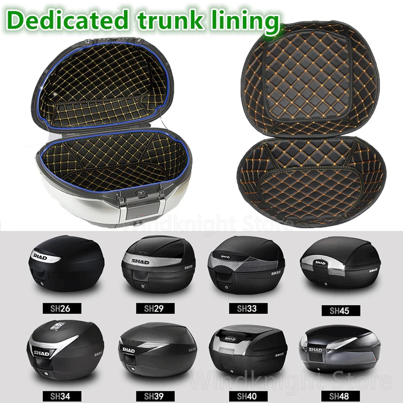 For SHAD trunk liner SH26 SH29 SH33 SH34 SH36 SH39 SH40 SH45 SH48 SH59 up below Motorcycle accessories trunk lining 1PC or 2PC