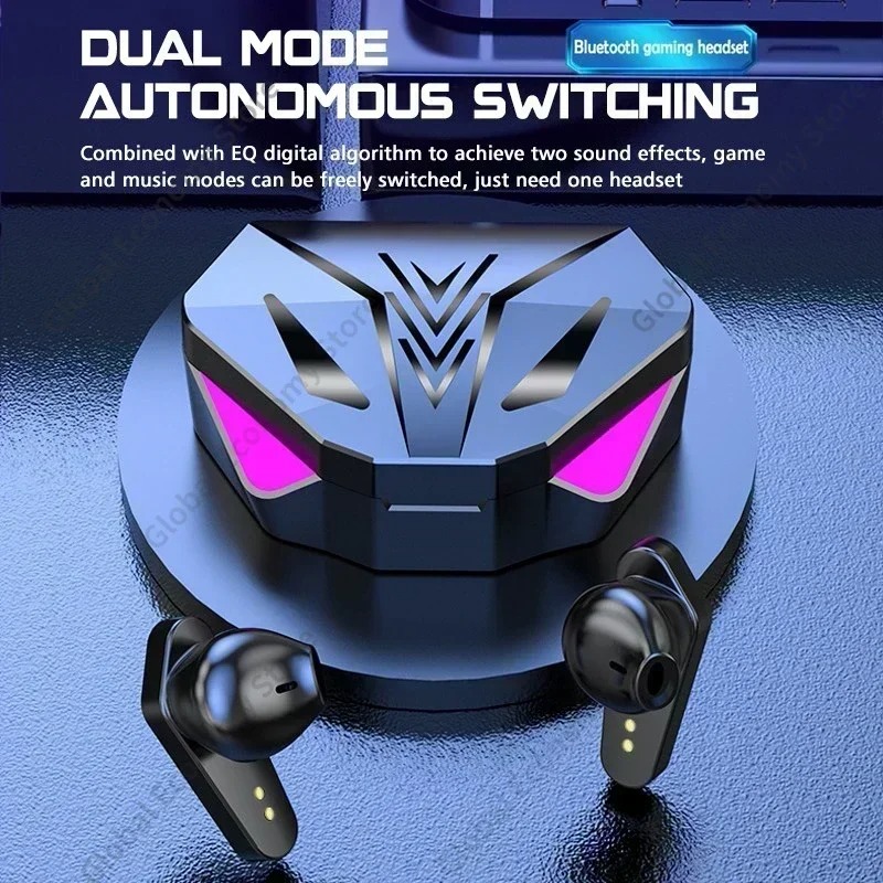 X15 TWS Gaming Earbuds Bezprzewodowe słuchawki Bluetooth z mikrofonem Bass Audio Pozycjonowanie dźwięku Muzyka stereo 9D Zestaw słuchawkowy HiFi dla graczy