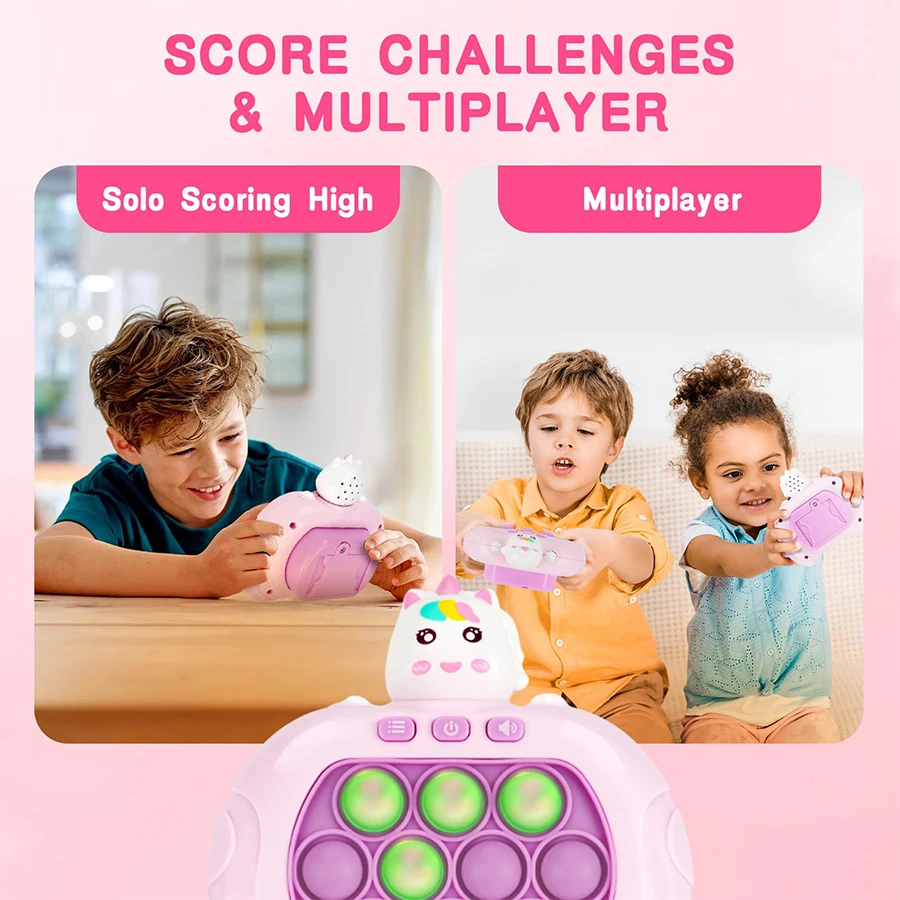 Push เกม Pop อิเล็กทรอนิกส์ Pushit Pro Super Bubble Pop เกม Push Up Antistress Fidget ของเล่นเด็กผู้ใหญ่วันเกิดคริสต์มาส...