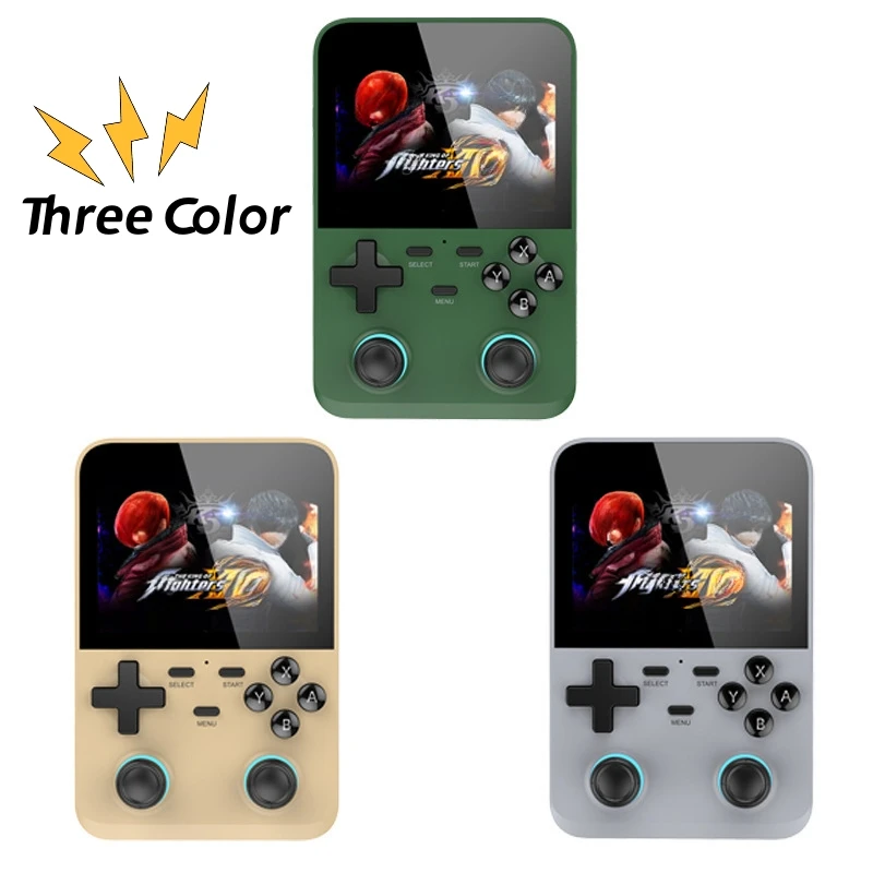 D007 Plus/ X6 3,5 Zoll IPS-Bildschirm Handheld-Spielespieler Dual Joystick 10000+ Game Retro-Geräte Tragbare Spielekonsolen