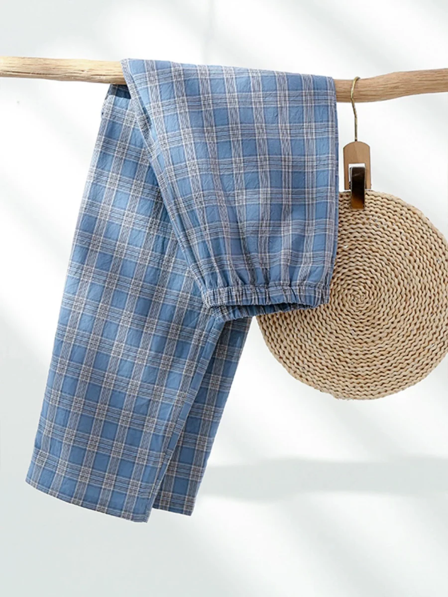 Men's Pajama Pants Spring and Autumn Trousers Casual Loose Thin Summer Large Size Can Be Worn Outside Home Pants
