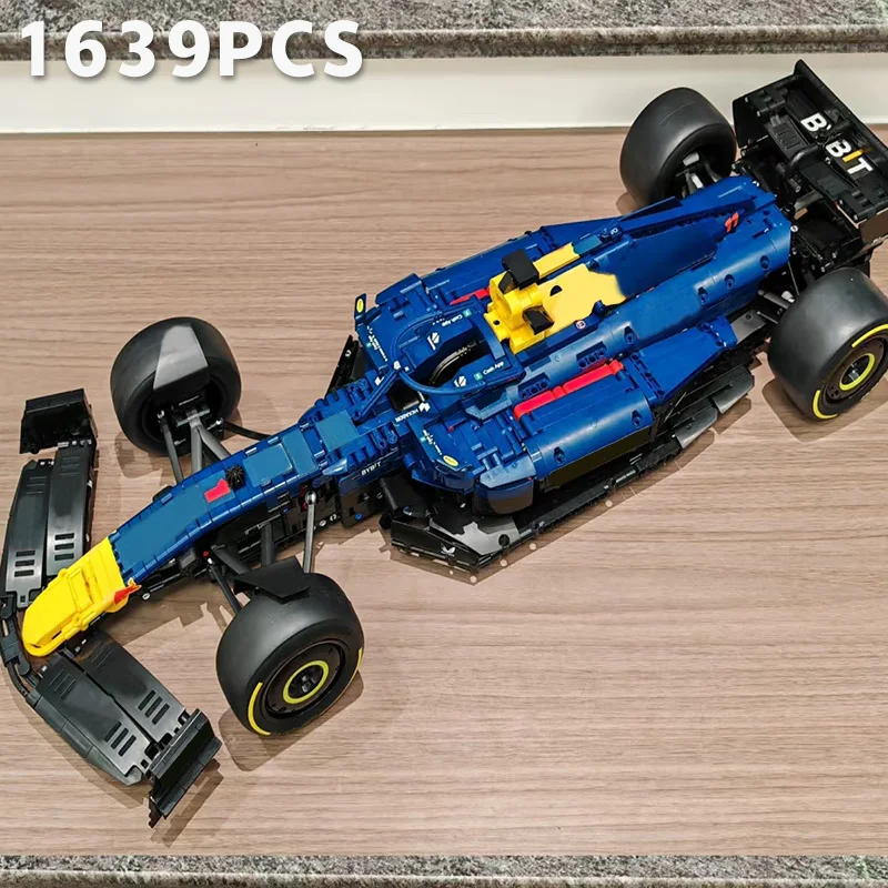 1:8 F1 สูตร 42206 42207 การวิเคราะห์ Racing รถ SF-24 Boy Building Blocks ตกแต่งเครื่องประดับของเล่นของขวัญ ﻿
