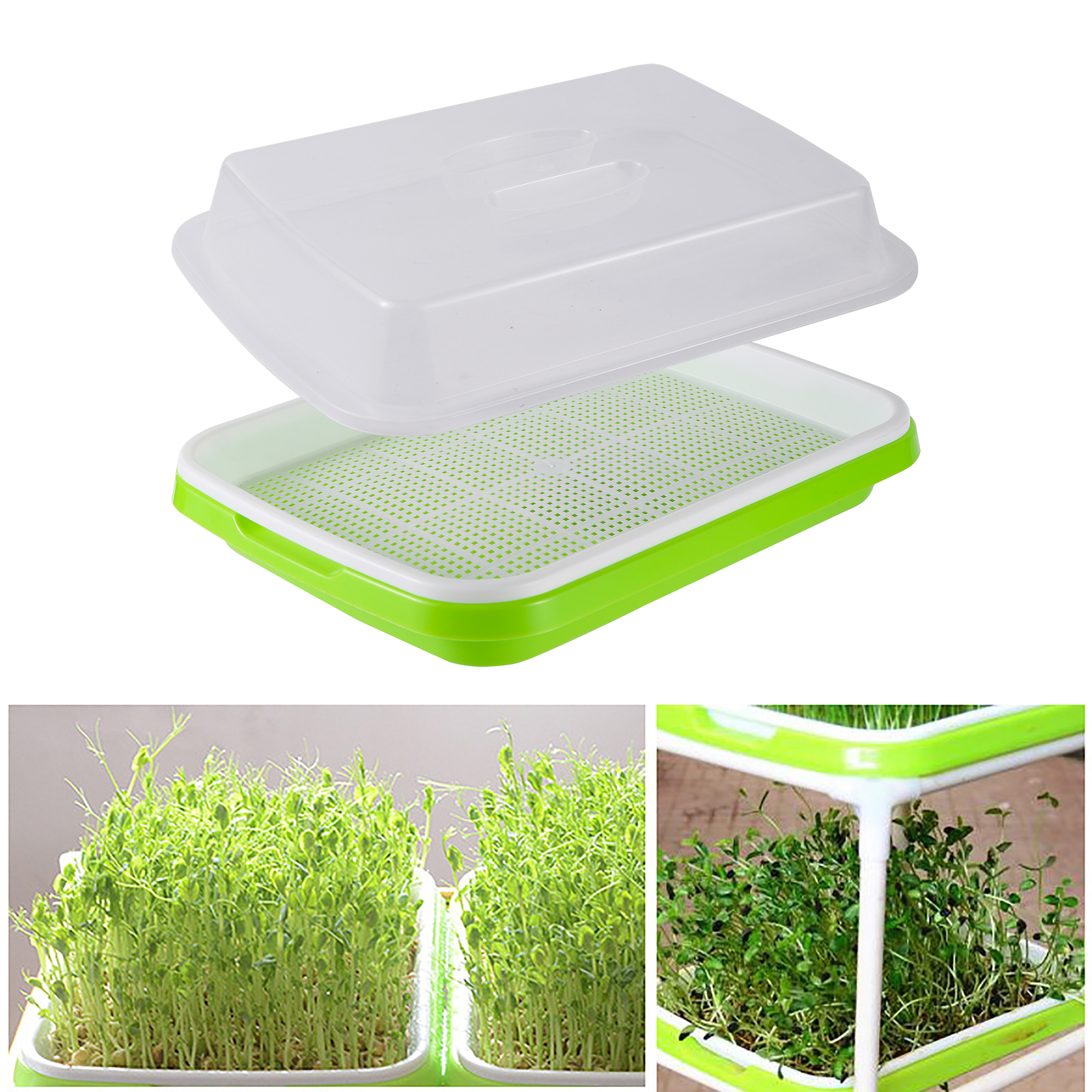 Germination Tray Tray Seed Germination Tray Seedling Tray Wheatgrass Seed Planting Soilless Cultivation Planting Pot