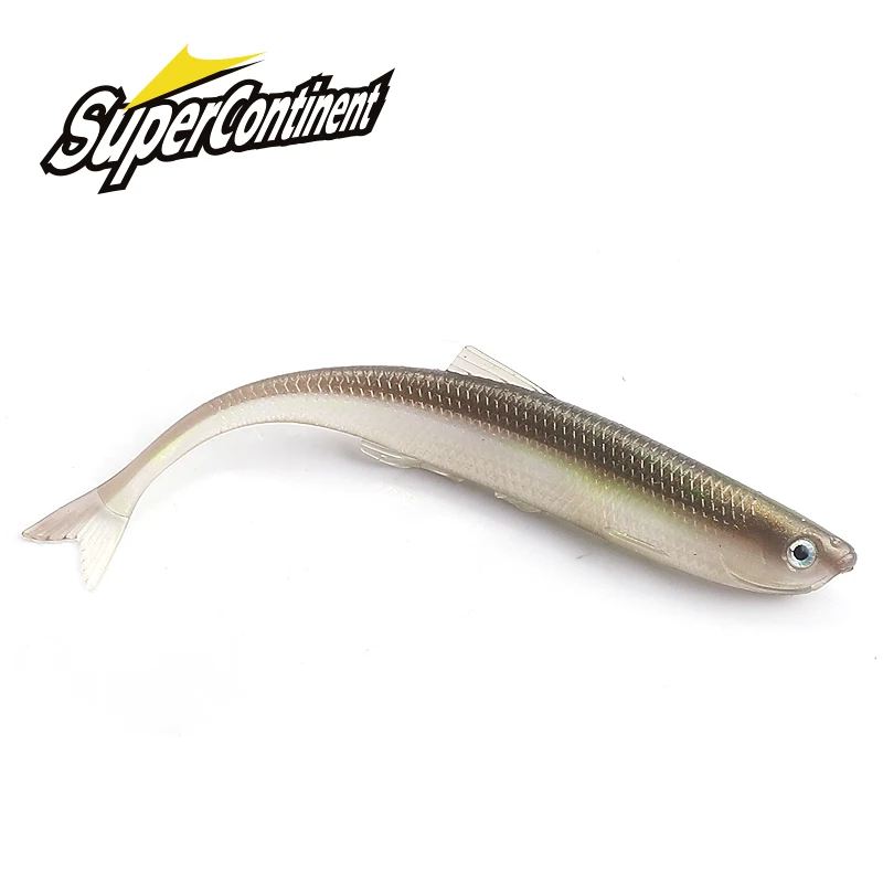 ใหม่ Supercontinent leanness ShadTeez 60 มม./80 มม.Perch Bass Artificia Pike Zander Predator ตกปลา 3d ตา Soft Lure เหยื่อตกปลา