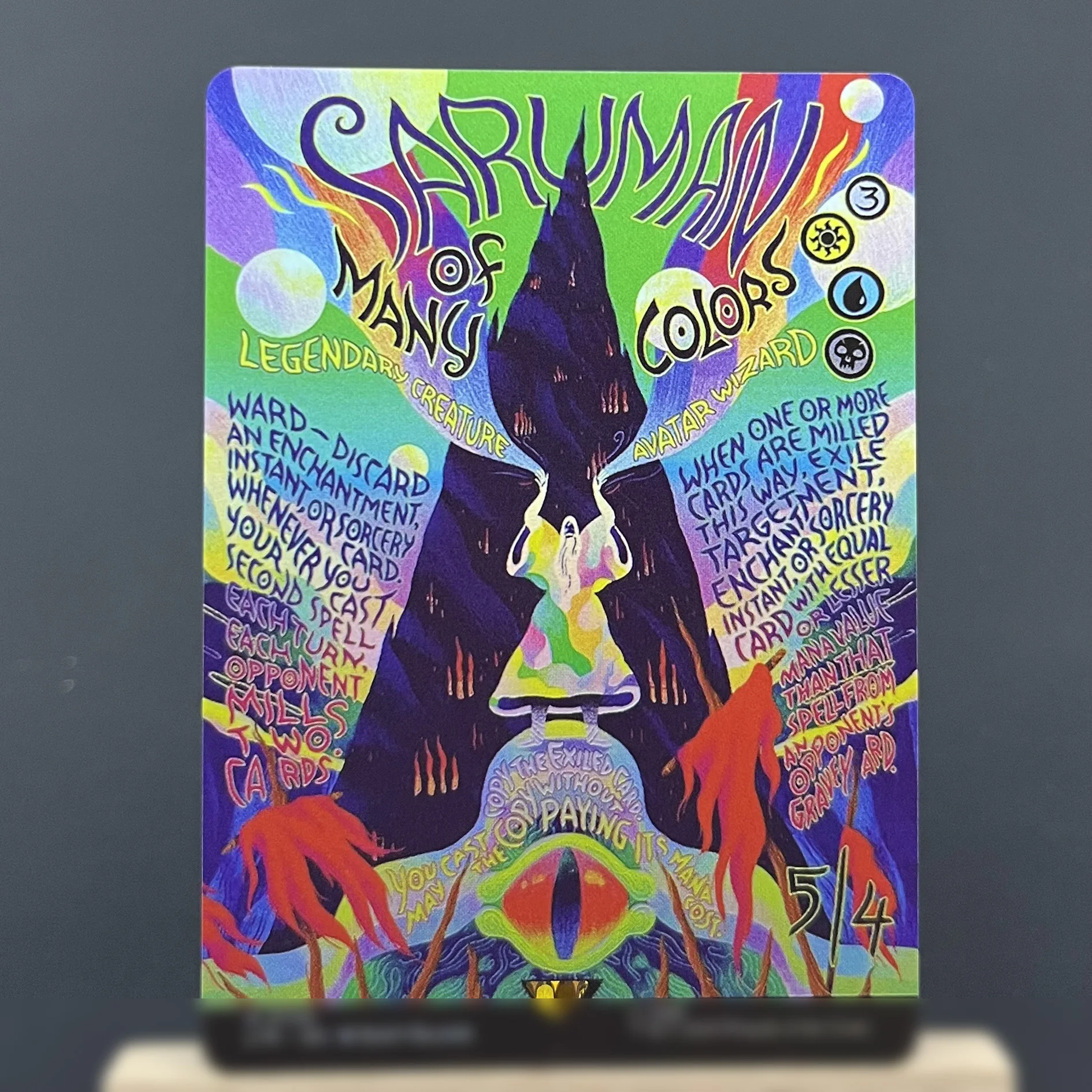 LTR LTC FOIL1-I03 Карты прокси-сбора Tcg The One Ring Sol Ring Sauron, the Dark Lord Orcish Bowmasters Mount Doom Gather