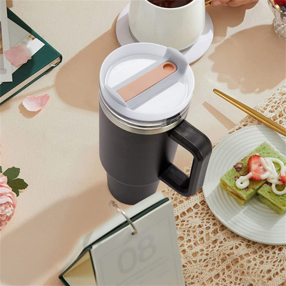 Tapas de repuesto para tapa de taza, accesorios coolcells para taza Stanley de 40 oz con asa, compatible con Quencher H2.0