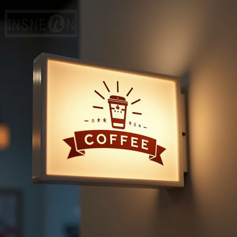 Custom Waterproof LED Light Box for Outdoor Business Acrylic Double Sided Storefront Signage Wall Hanging Display