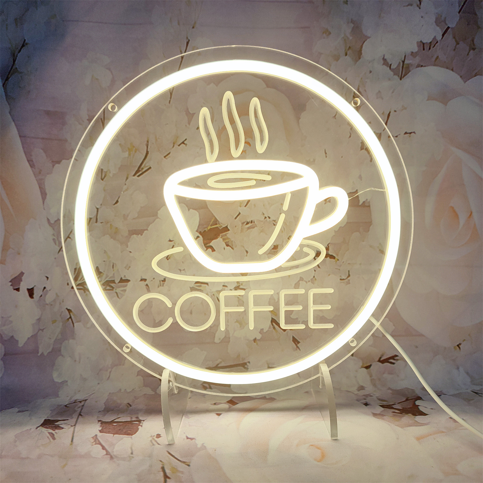 Coffee Neon Sign Neon Coffee Light Shops Restaurant Hotel Wall Window Decorate Signs Usb Cafe Lamp