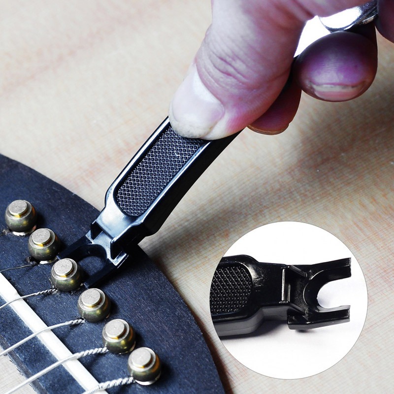 ギター弦ワインダーと弦楽器カッター、ピンプーラー、楽器、メンテナンスツール、3 in 1