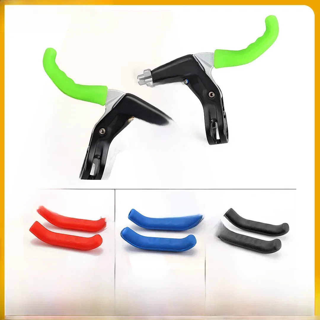 Accessori ciclismo Maniglia del freno Copertura in silicone Mountain Dead Fly Road Maniglia del freno per bicicletta pieghevole Copertura protettiva Silicone...