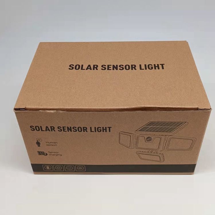 Impermeável PIR Motion Sensor Solar Jardim Luzes, Outdoor LED Painel Solar Power, Novo, 100