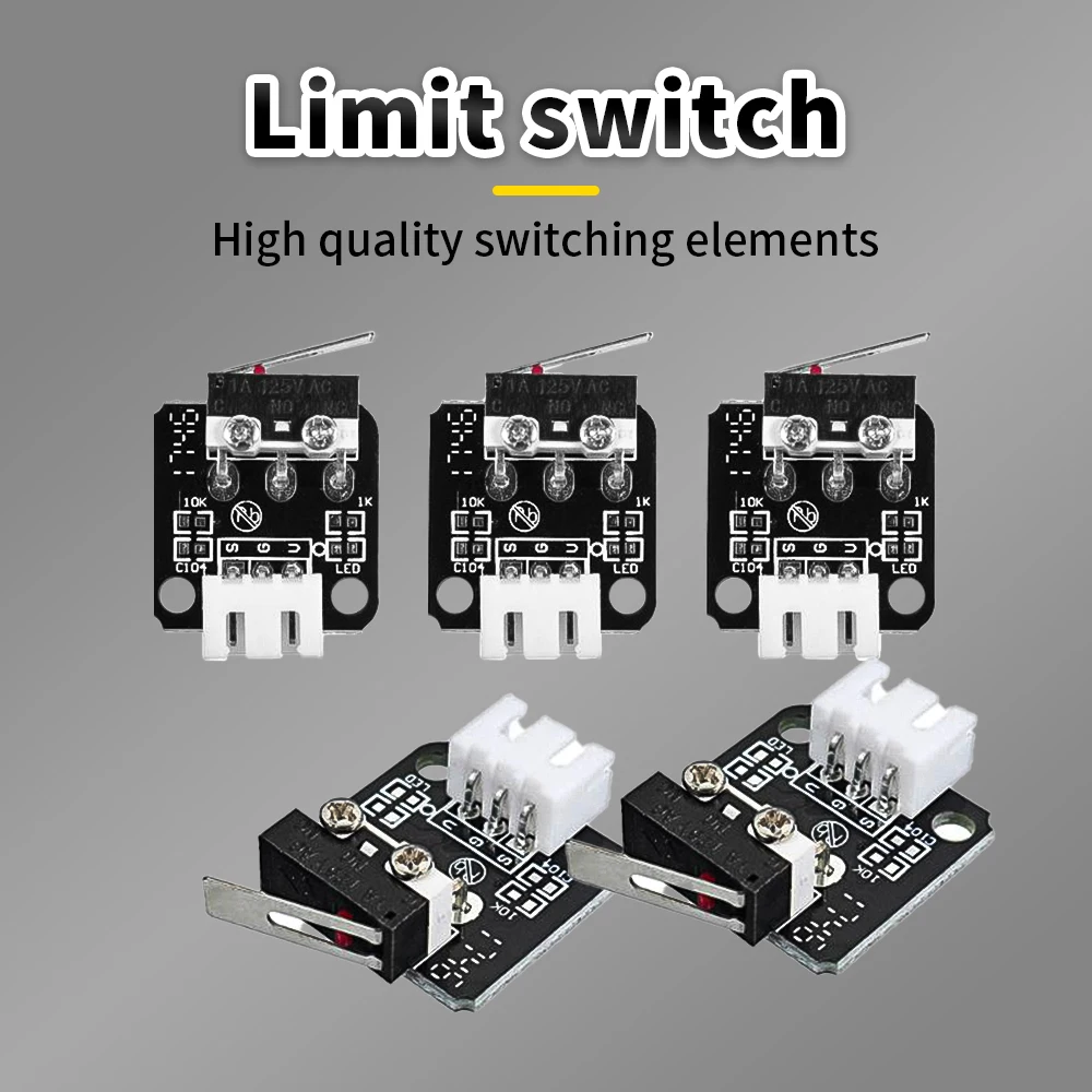 5 X/Y/Trục Z Cấp Dừng Lại Hạn Chế Công Tắc 3Pin N/O N/C Điều Khiển dễ Dàng Sử Dụng Micro Switch Cho CR10 Series Ender 3 3D Máy In Phần