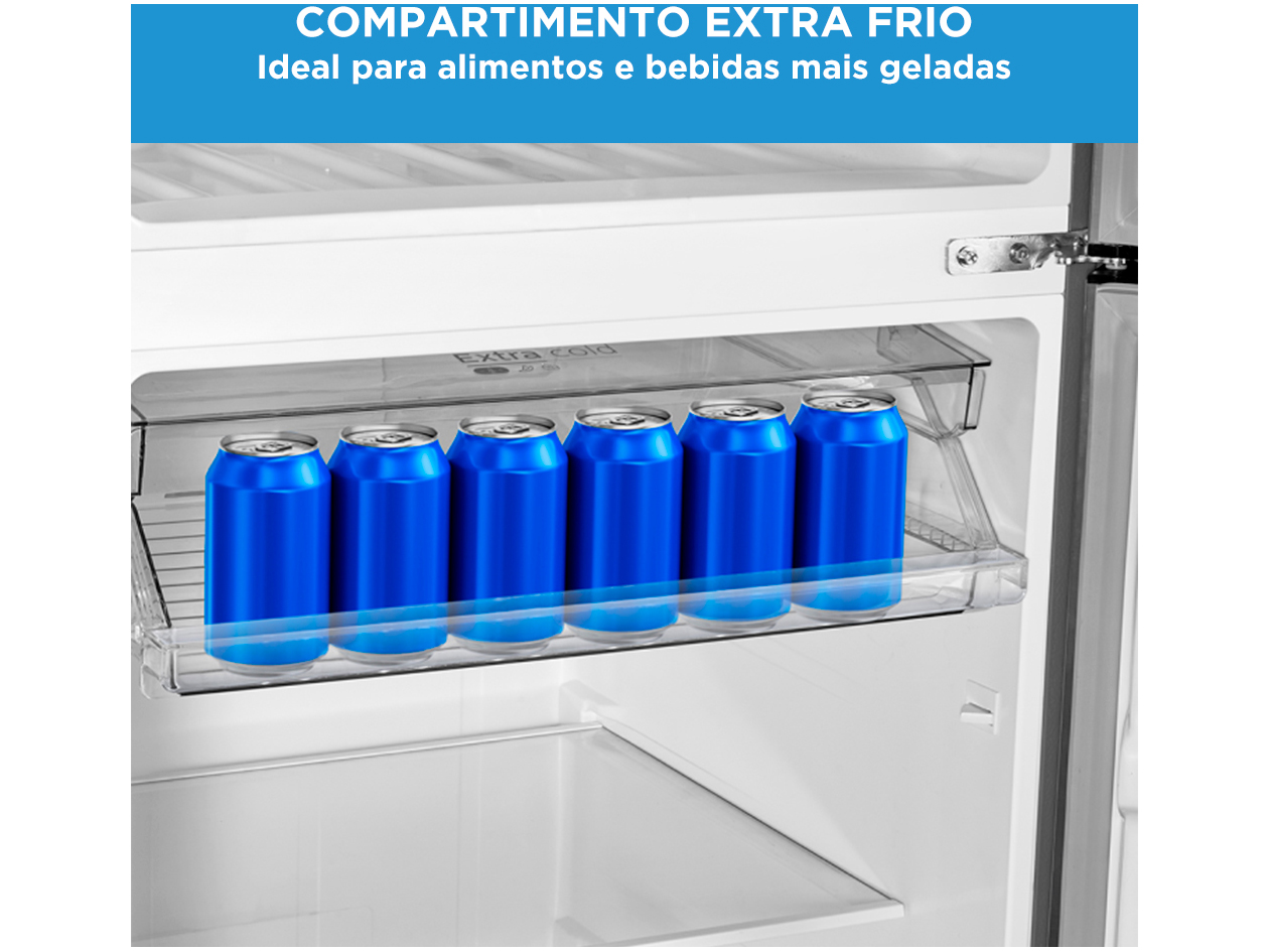 Geladeira/Refrigerador Midea Frost Free 2 Portas Branca 425L MD-RT572EVD011 - 110V