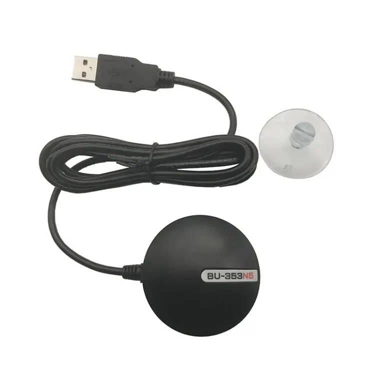 Cable receptor GPS resistente al agua, BU-353N5 reemplazable BU-353S4/BU353S4 GlobalSat, GPS con USB, interferencias, MediaTek AG3335MN