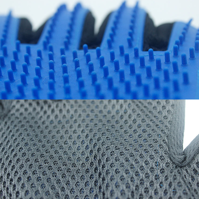 1PC Cat Hair ลบถุงมือยางสัตว์เลี้ยงความงามทําความสะอาดกรูมมิ่งนวดที่มีประสิทธิภาพสุนัขหวีแปรงลอย