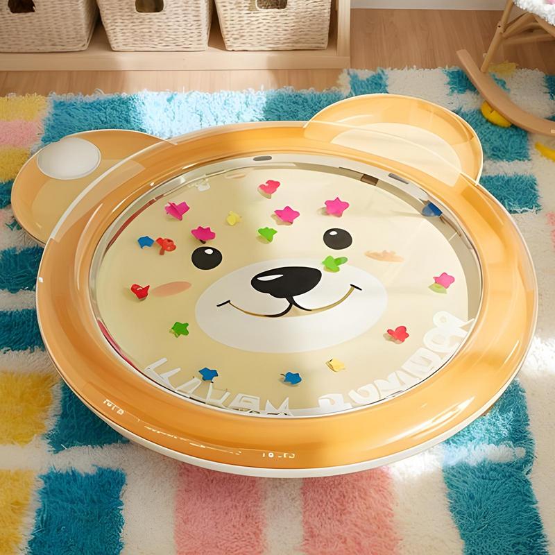 80cm inflável bebê água jogar esteira infantil desenvolvimento precoce almofada de atividade aquática pvc criança sensorial jogar almofada brinquedo educativo