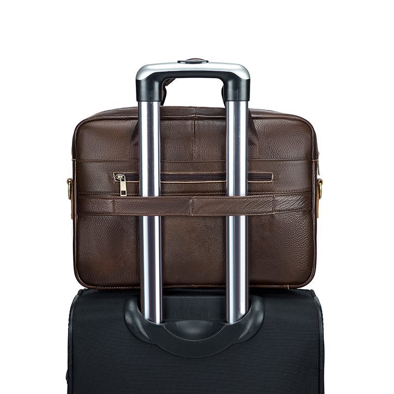 Valigetta da uomo in pelle STEEL LION, borsa per computer di grande capacità, borsa a tracolla diagonale a spalla singola con tracolla