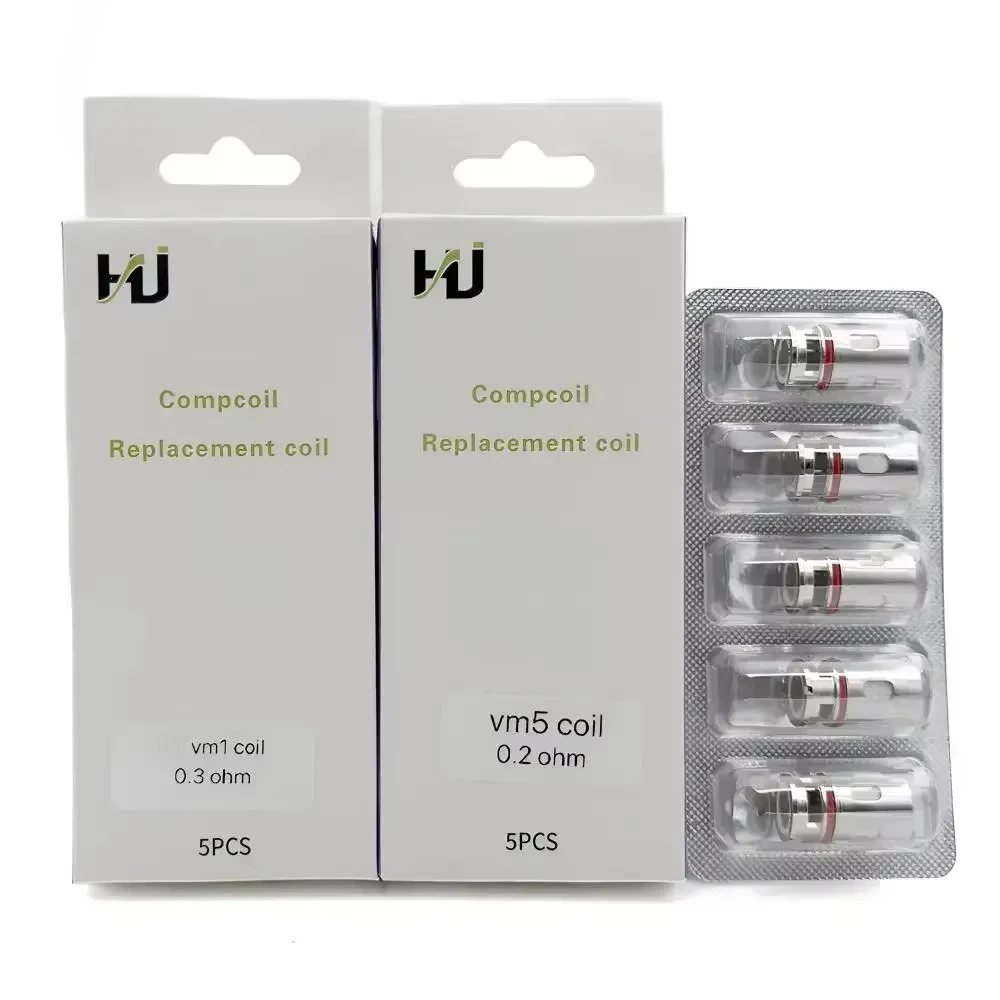 HJS 5 TEILE/SCHACHTEL VM1 VM3 VM4 VM5 VM6 0,3 Ohm 0,15 Ohm Mesh Spulen für PNP Spule Pod VINCI Drag X S Mod Argus Vsuit Kit
