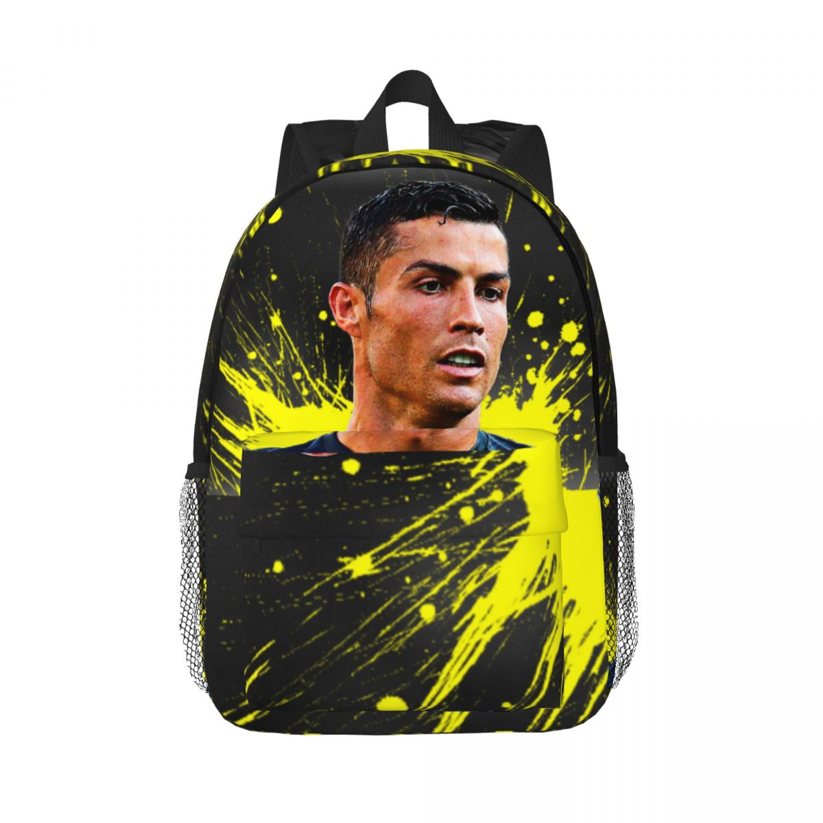CR7 Nowy modny wzór tornistra z nadrukiem Lekki plecak 15 cali