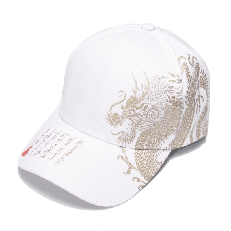 แฟชั่นผู้ชายกลางแจ้งเบสบอลหมวกผู้หญิงรูปแบบมังกรหมวกฤดูร้อน Trucker หมวก Casual Sun หมวก Snapback หมวก