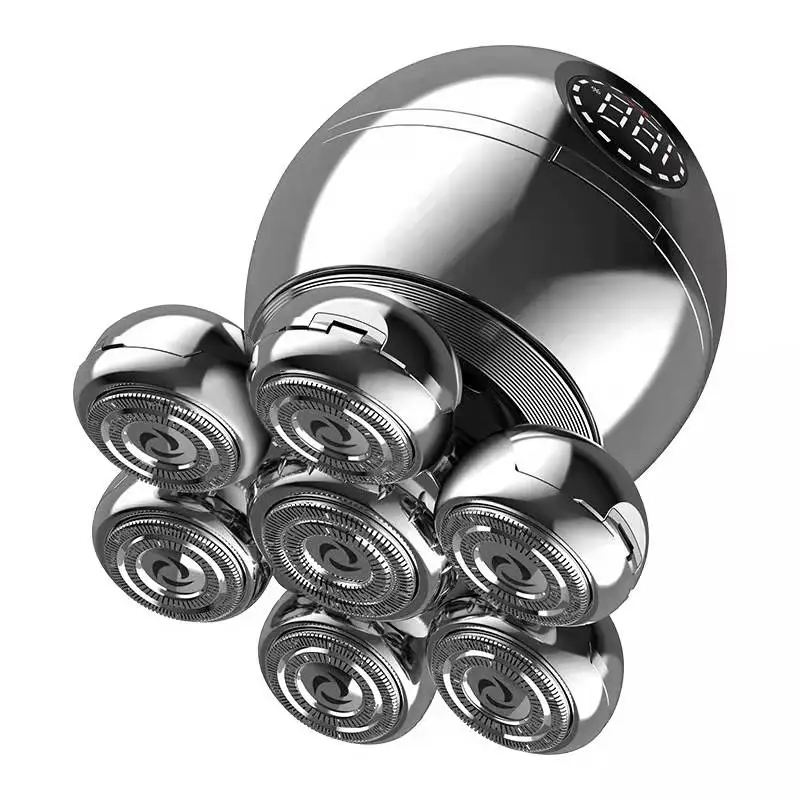 Heren 7-mes scheermes vervangende scheerhoofden Drijvende wasbare elektrische 7D-scheerapparaten Trimmers Kit Snijbladen