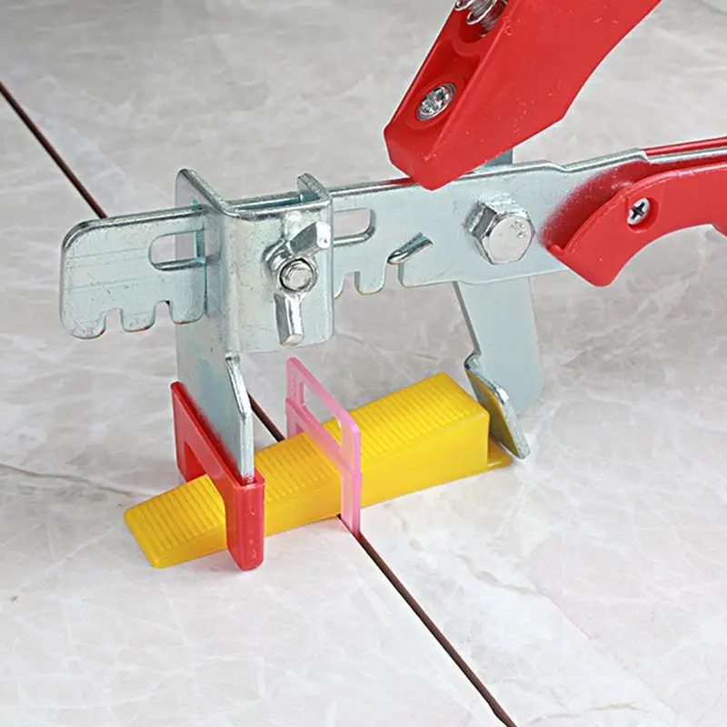 Tile Leveling System Tile Plier Set Tile Spacers Laying Level Wedges Alignment Spacers Clips 100/200pcs Tile Tools Set 2mm