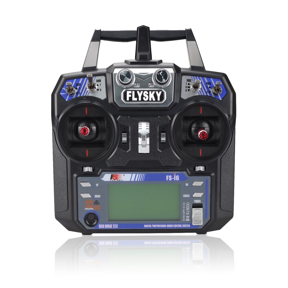 Neueste flysky FS-i6 fs i6 2,4g 6ch rc sender controller FS-iA6 empfänger für rc hubschrauber flugzeug quadcopter gleiter