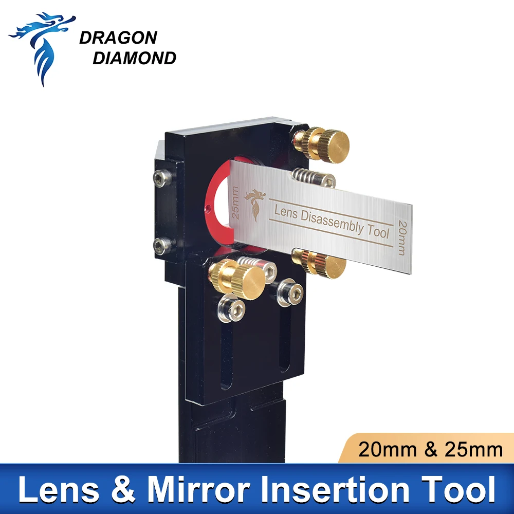 Lens Mirror Removal and Insertion Tool Disassemble Installation Tools For Co2 Laser Head Lens Tube