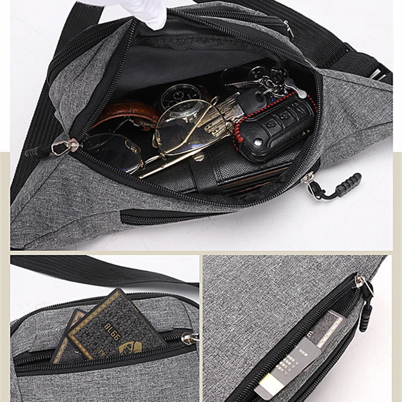 Unissex cintura fanny saco dos homens pacote de mama à prova dwaterproof água saco de esportes ao ar livre bolsa de lona saco de cintura fanny bolsa crossbody saco de banana