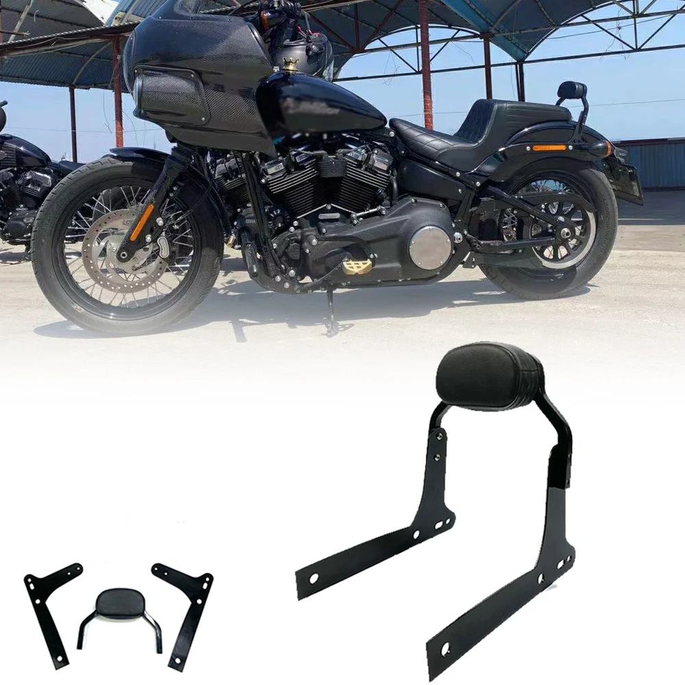 Sandaran Penumpang Sepeda Motor untuk Harley Dyna Softail Street Bob LOW Rider Sandaran Penumpang Sissy Bar DS Mini