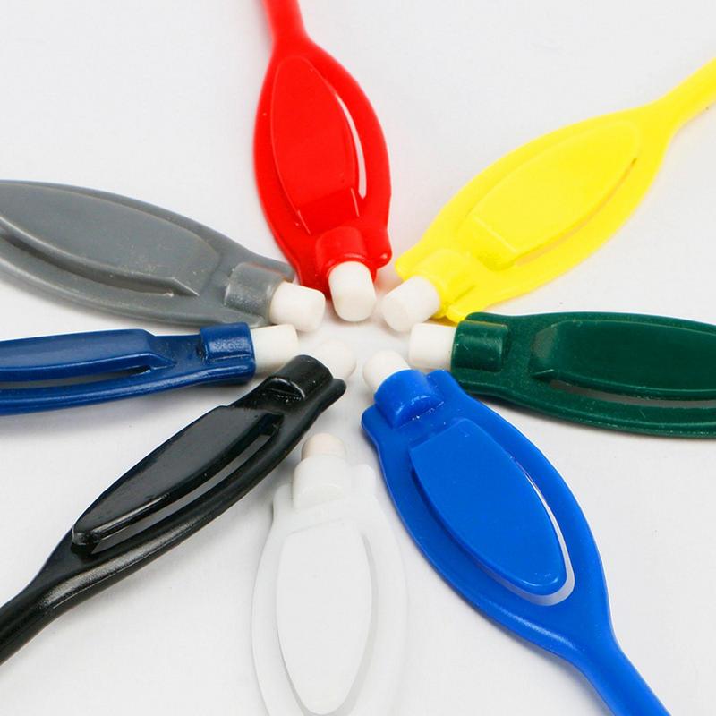 10Pcs กอล์ฟคะแนนปากกาดินสอคลิป Scorecard ตะกั่วคะแนนกอล์ฟอุปกรณ์เสริมบันทึกคะแนนเครื่องมือยางลบกอล์ฟ Marker อุปกรณ์