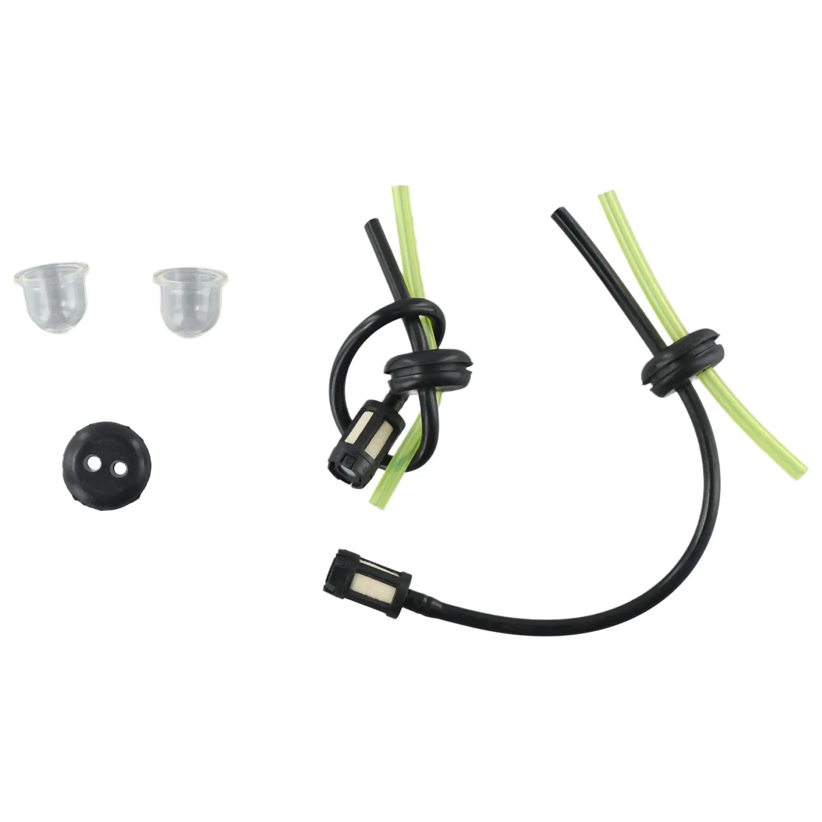 2 set filtro carburante guarnizione tubo carburante con lampadine di adescamento per decespugliatore tagliasiepi accessori per tosaerba da giardino attrezzi da giardino