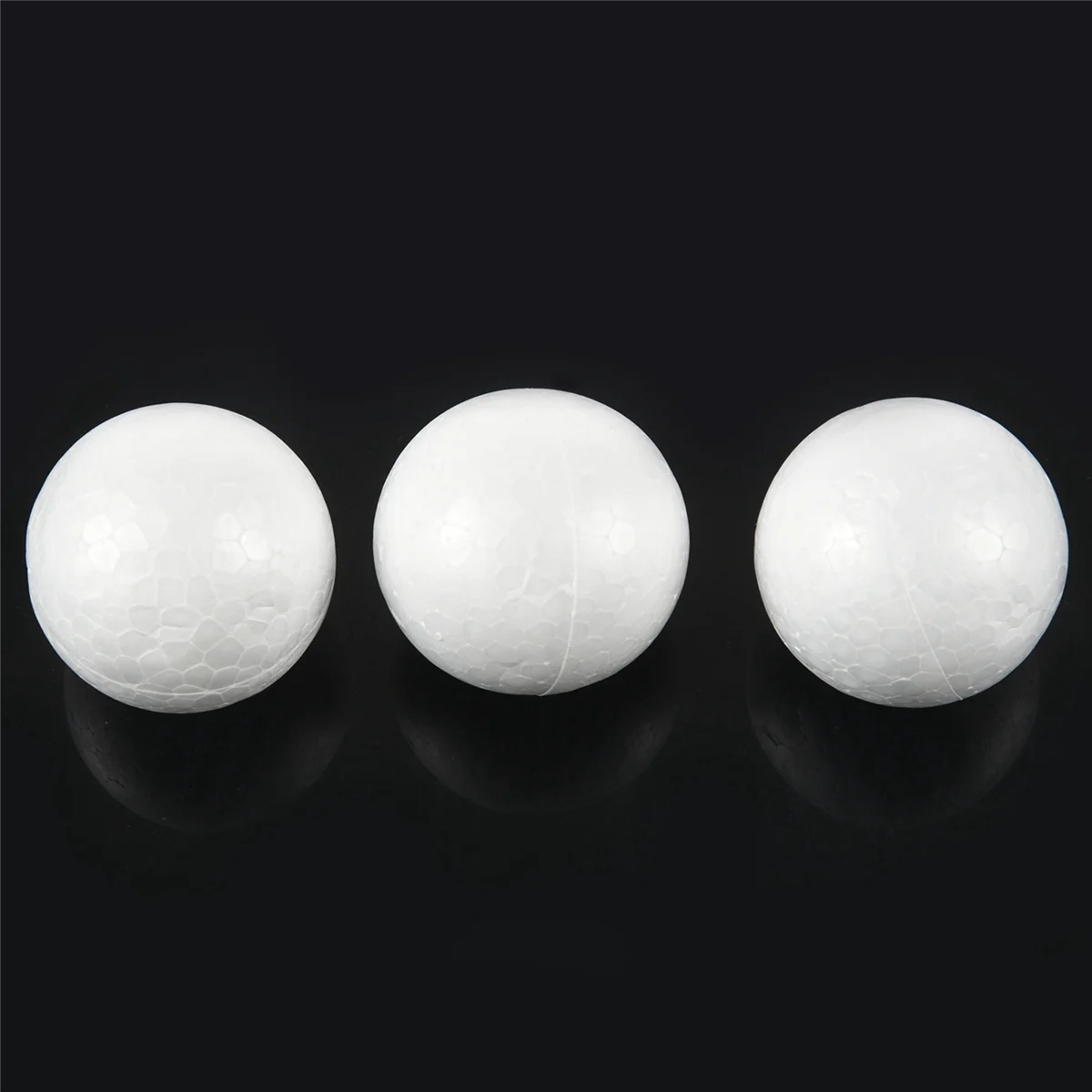 A71P 40 X Modellering Craft Polystyreen Schuim Bal Bol 6 cm --- Wit