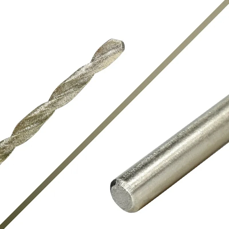 5/10pcs Diamond Coated Drill Bit 0.8mm-4.0mm Micro HSS Twist Drill Bit for Tile Stone Marble Brick Hole Drilling