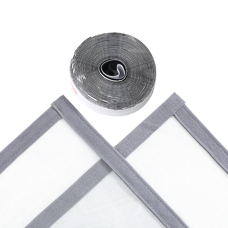 Grey,Anti-mosquito self adhesive window screen mosquito net，summer，insect proof door mosquitonet for windows，Customizable size