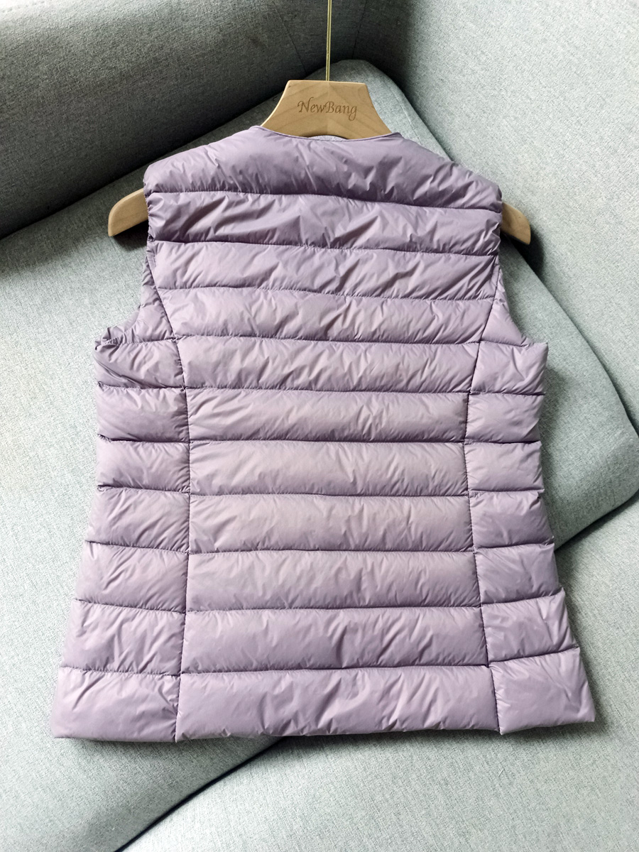 Newbang เสื้อแขนกุดกันหนาวแบบพกพา, เสื้อกั๊กกันหนาวน้ำหนักเบาสำหรับผู้หญิง