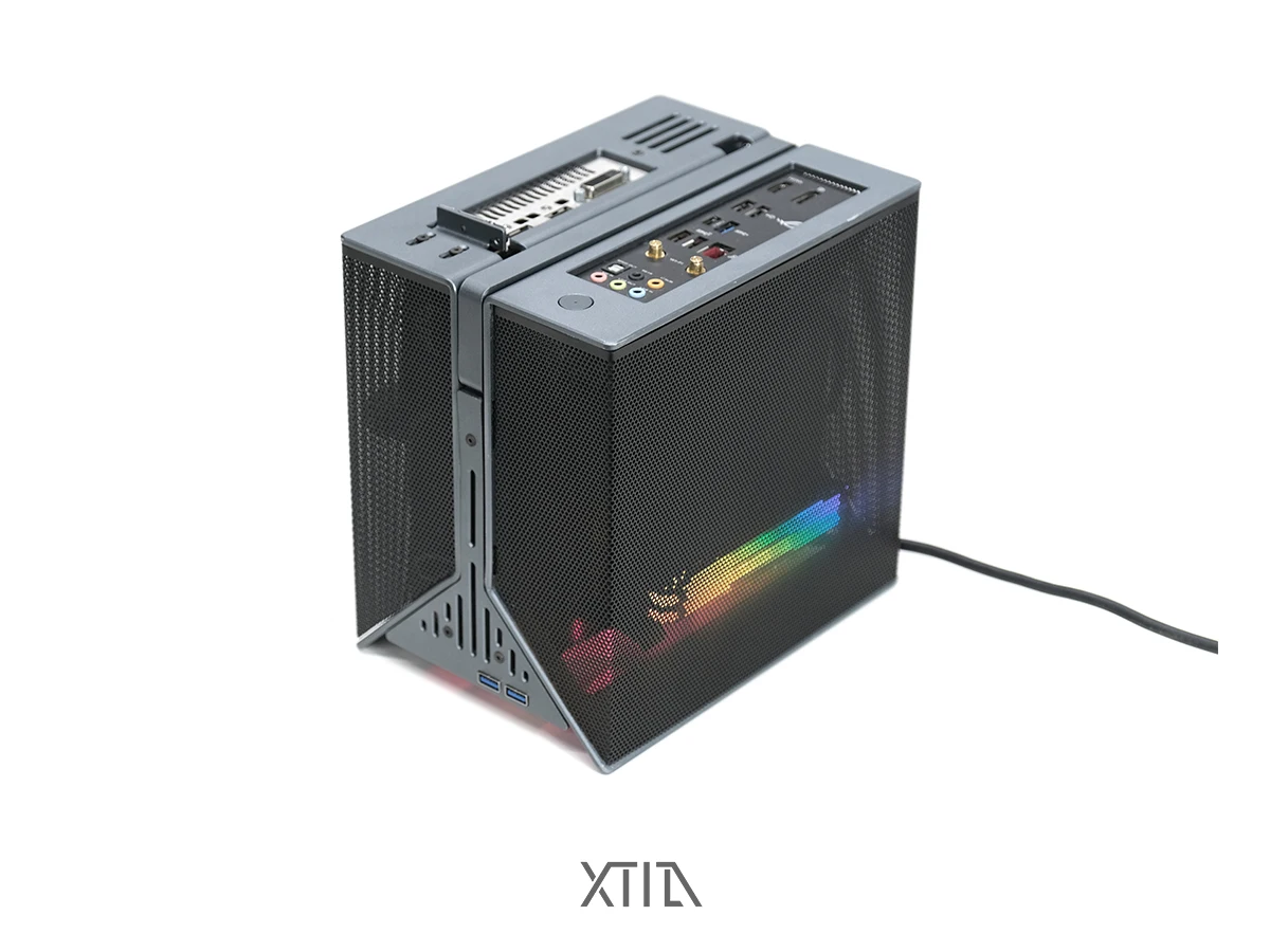 XPROTO-Mini 1U PSU ITX open layout case frame