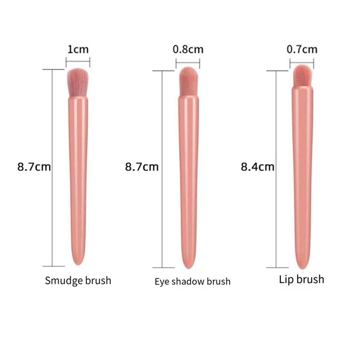A71P Draagbare make-upborstelset voor cosmetica Foundation Blush Poeder Oogschaduw Blending Make-upborstel Beauty Tool