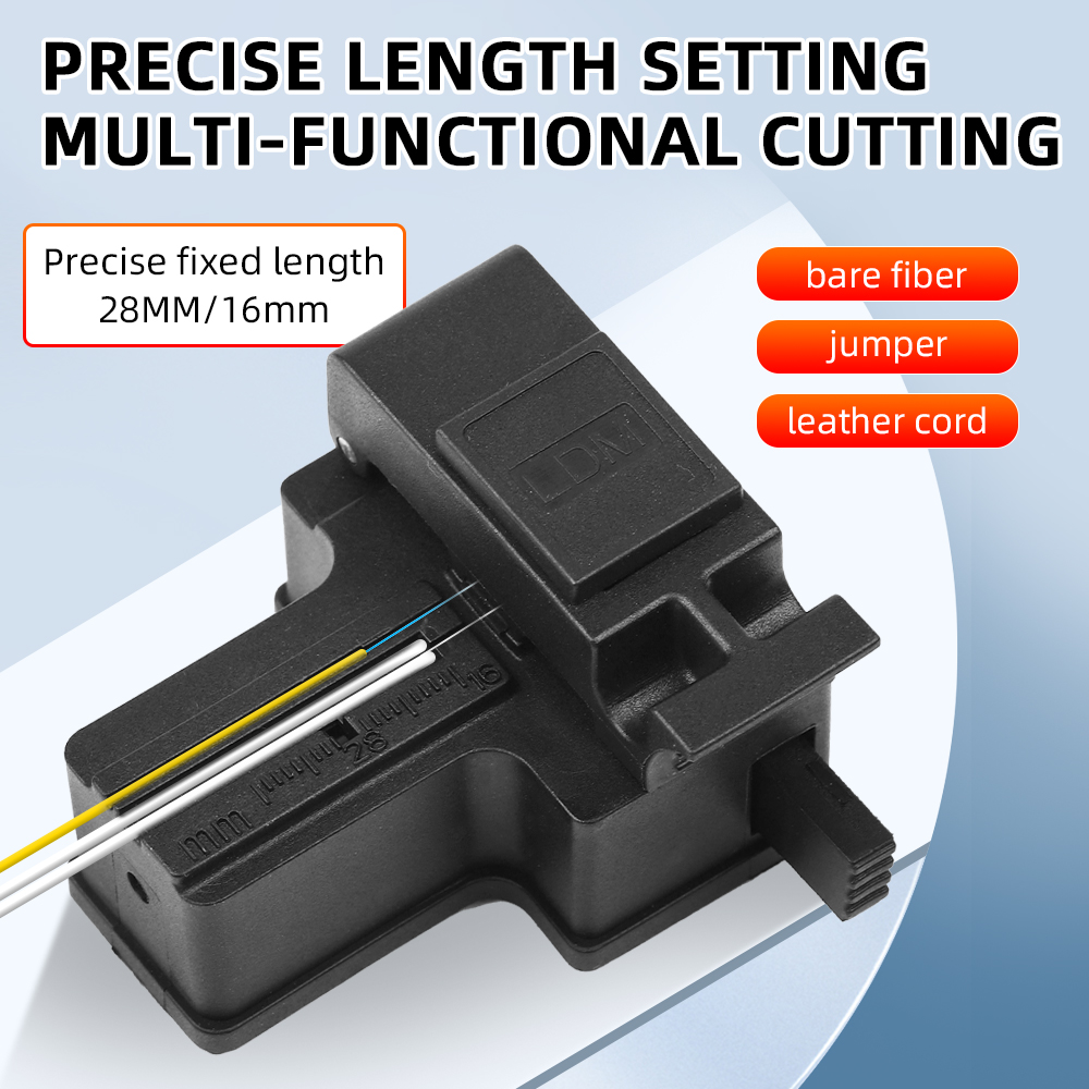 SAIVXIAN MINI Optical Fiber Cleaver ABS Small High Precision Fiber Cutter Cable Cold Connection Cutting Tool