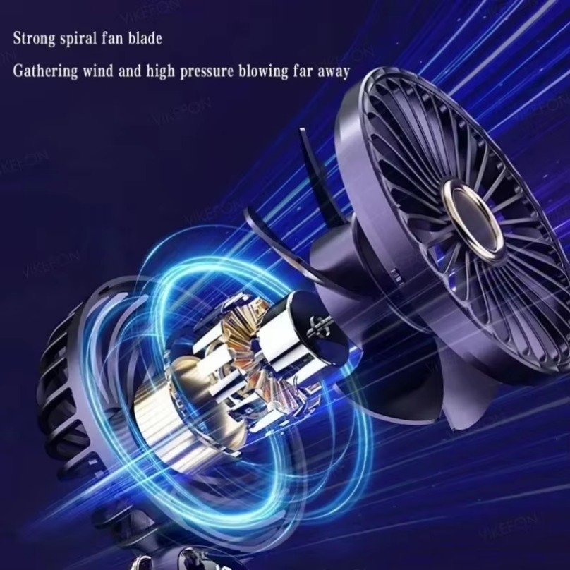 Mini ventilador plegable portátil de 5 velocidades, Base de ventilador de escritorio pequeño, ventilador de mano recargable con soporte para teléfono y pantalla de visualización