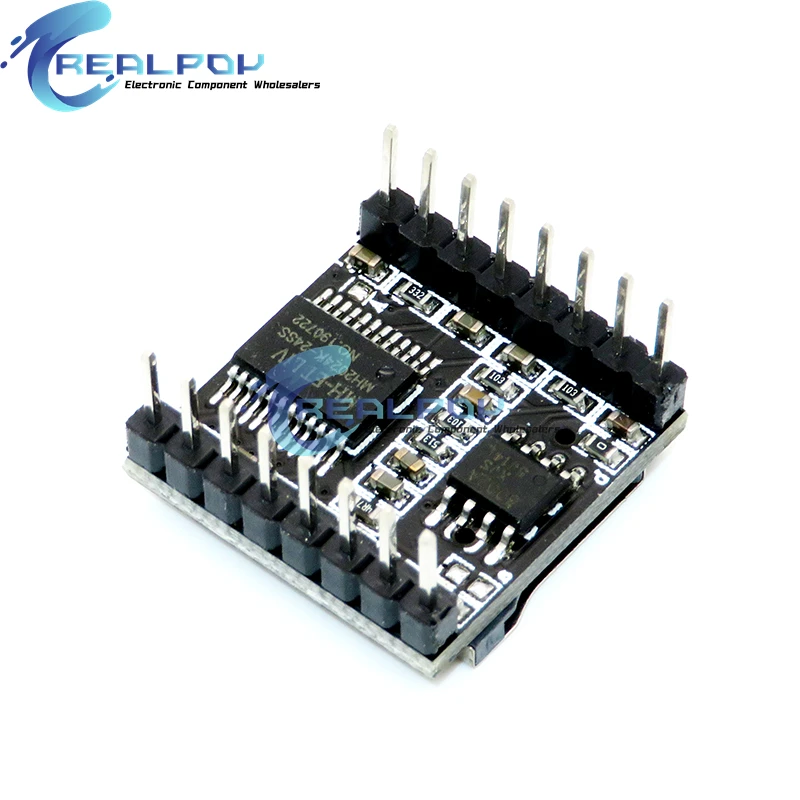 DFPlayer Mini MP3 Player Module V3.0 16P TF Card U Disk Mini MP3 DF Player Audio Voice Module Board para Arduino