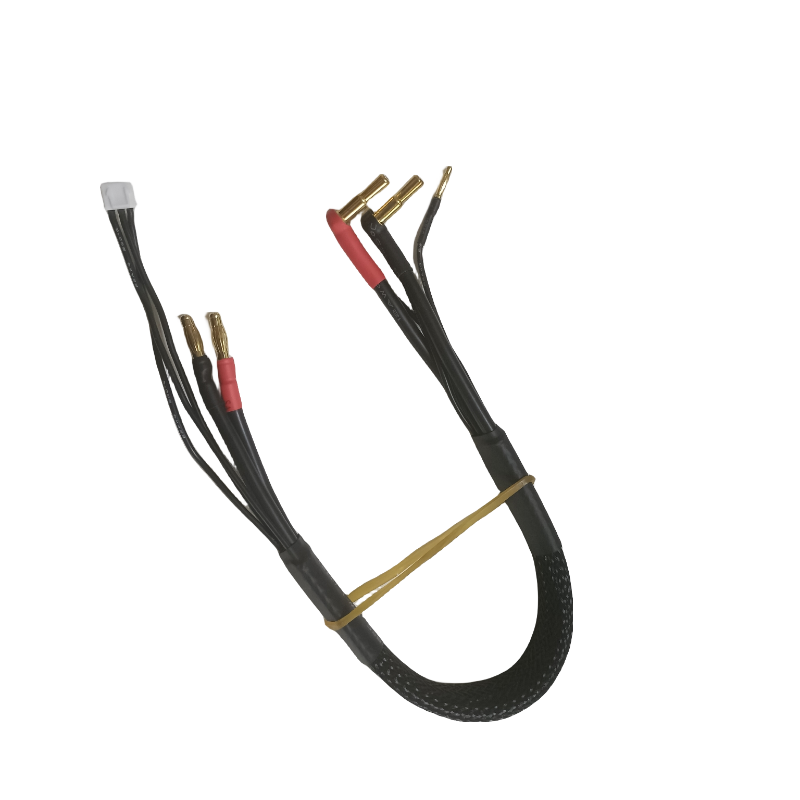 Cable de carga de alta corriente 2S con conector tipo bala sólido de 4 mm y 5 mm 10/12/14 awg 610 mm
