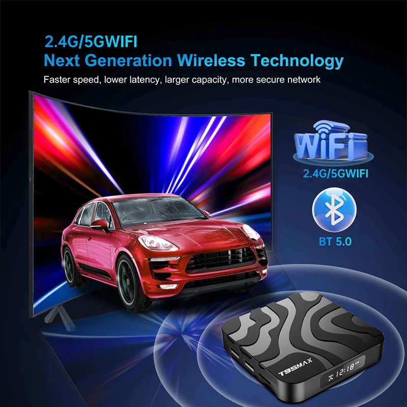 T95 MAX Allwinner H618 Smart TV Box Android 12 2,4G/5G Dual Wifi Quadcore 8GB16GB32GB64GB 8K Ultra HD Media Player Set Top Box